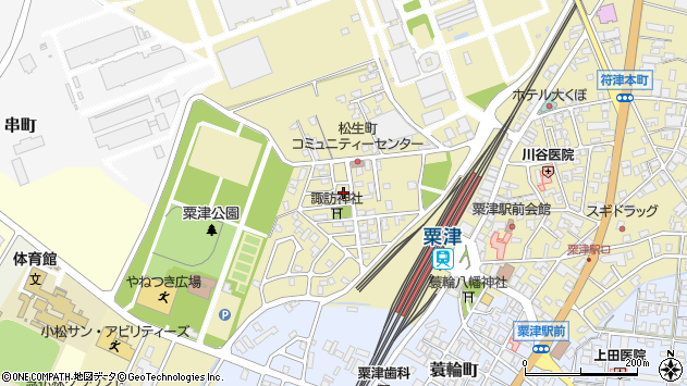 〒923-0306 石川県小松市松生町の地図
