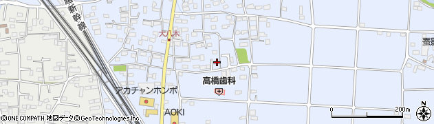 群馬県高崎市大八木町2012周辺の地図