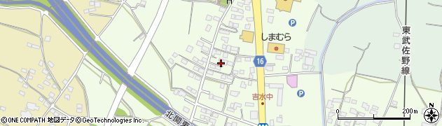 栃木県佐野市吉水町912周辺の地図