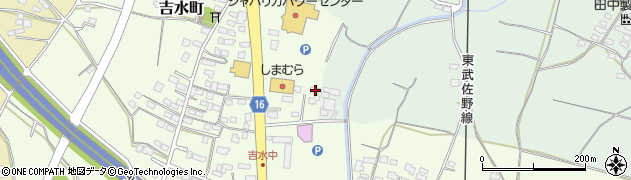栃木県佐野市吉水町1209周辺の地図