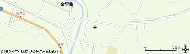 石川県小松市金平町滝周辺の地図