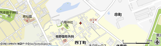 石川県小松市四丁町（ヘ）周辺の地図