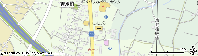 栃木県佐野市吉水町1192周辺の地図