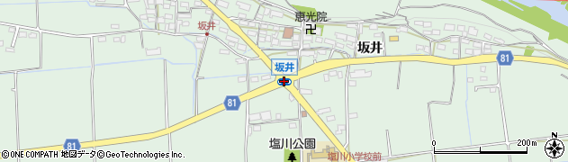 坂井周辺の地図