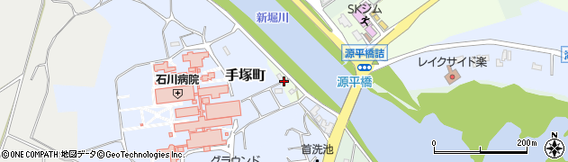 石川県加賀市新保町テ周辺の地図