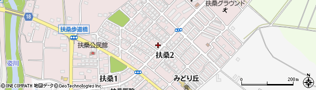 栃木県小山市扶桑周辺の地図