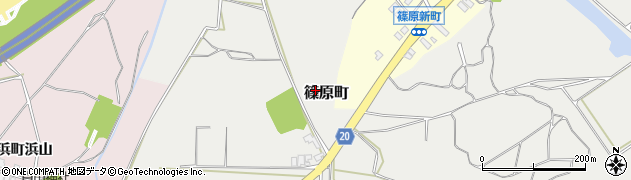 石川県加賀市篠原町（オ）周辺の地図