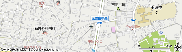 茨城県水戸市元吉田町133周辺の地図