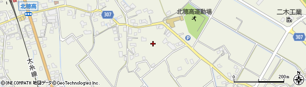 長野県安曇野市穂高北穂高周辺の地図