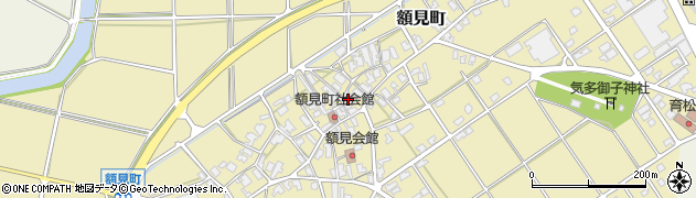 石川県小松市額見町周辺の地図