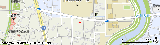 群馬県前橋市小屋原町1108周辺の地図
