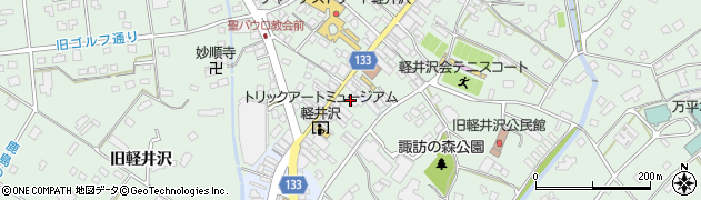 日本基督教団　軽井沢教会周辺の地図