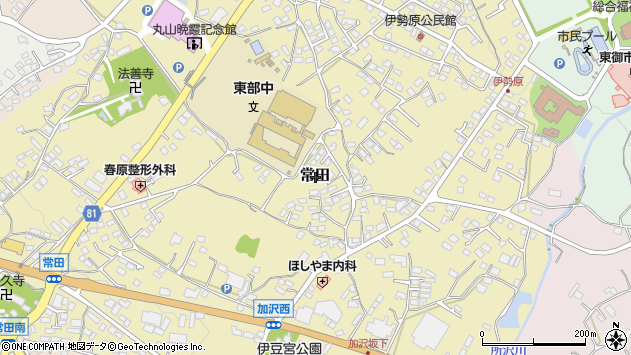 〒389-0515 長野県東御市常田の地図