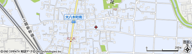 群馬県高崎市大八木町2025周辺の地図