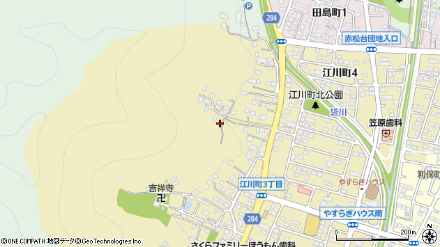 〒326-0067 栃木県足利市江川町の地図