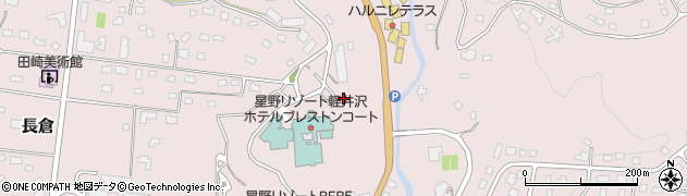 軽井沢高原教会周辺の地図