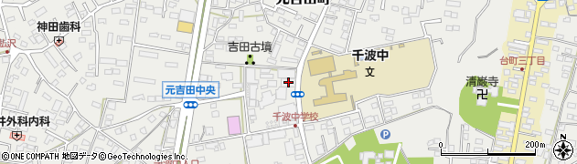 茨城県水戸市元吉田町341周辺の地図