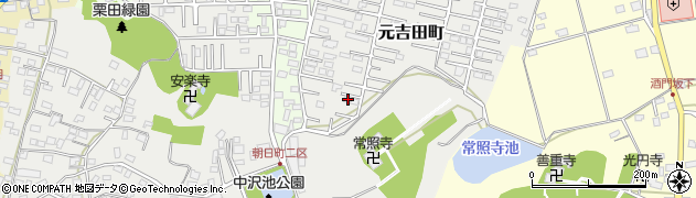 茨城県水戸市元吉田町2796周辺の地図