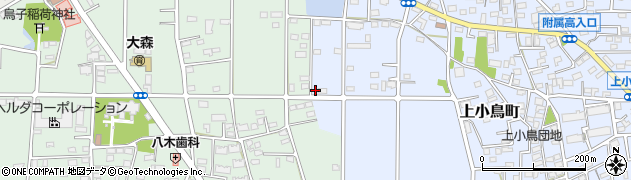 群馬県高崎市上小鳥町15周辺の地図