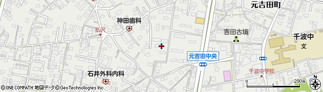 茨城県水戸市元吉田町105周辺の地図