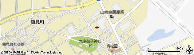 石川県小松市額見町（な）周辺の地図