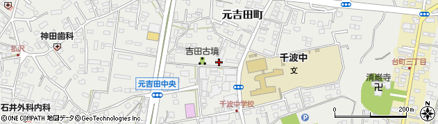 茨城県水戸市元吉田町343周辺の地図