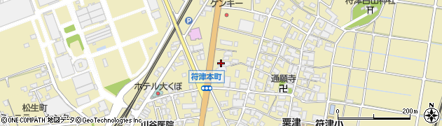 石川県小松市符津町（ム）周辺の地図