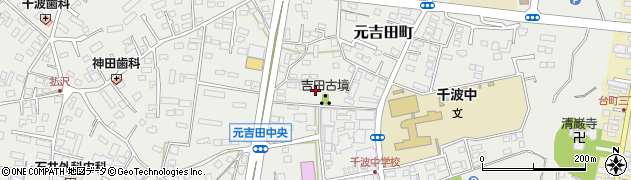 吉田古墳周辺の地図