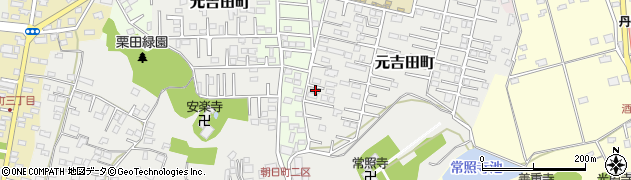 茨城県水戸市元吉田町2786周辺の地図