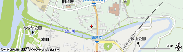 長野県安曇野市明科東川手潮524周辺の地図
