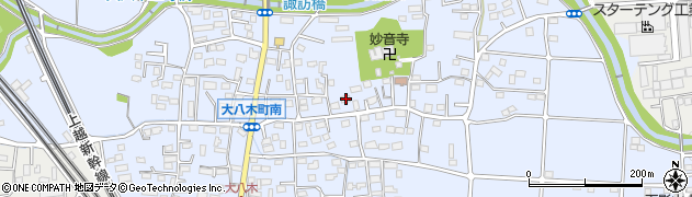 群馬県高崎市大八木町2083周辺の地図