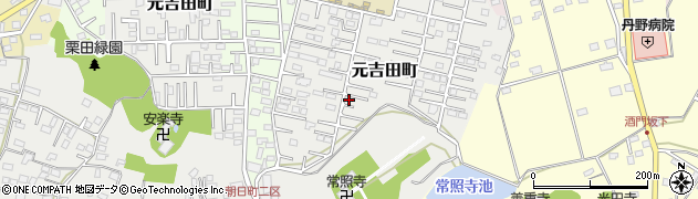 茨城県水戸市元吉田町2821周辺の地図