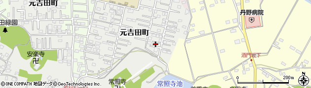 茨城県水戸市元吉田町2849周辺の地図