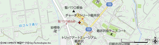 軽井沢シルク周辺の地図