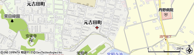 茨城県水戸市元吉田町2835周辺の地図