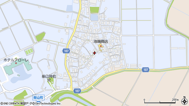 〒922-0402 石川県加賀市柴山町の地図