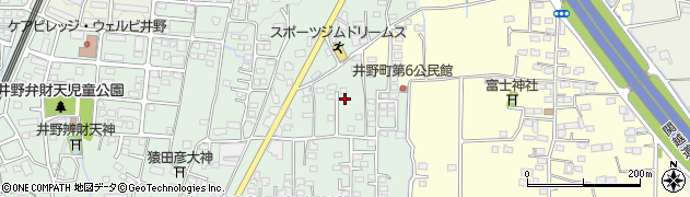 群馬県高崎市井野町725周辺の地図