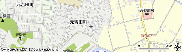 茨城県水戸市元吉田町2848周辺の地図