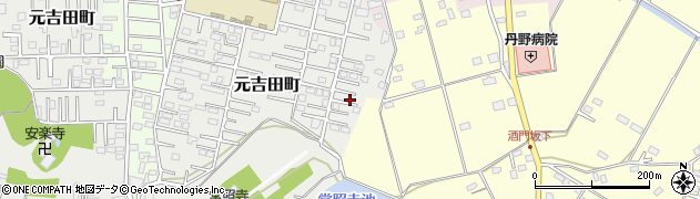 茨城県水戸市元吉田町2851周辺の地図