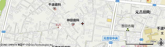 茨城県水戸市元吉田町93周辺の地図