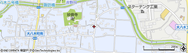 群馬県高崎市大八木町1153周辺の地図