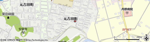 茨城県水戸市元吉田町2836周辺の地図