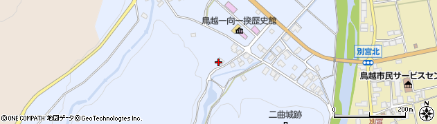 石川県白山市出合町（ト）周辺の地図