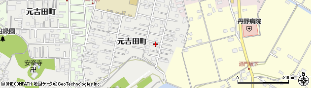 茨城県水戸市元吉田町2847周辺の地図