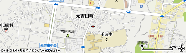 茨城県水戸市元吉田町596周辺の地図