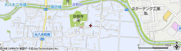 群馬県高崎市大八木町1148-17周辺の地図