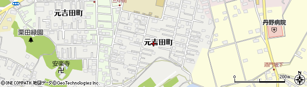 茨城県水戸市元吉田町2818周辺の地図