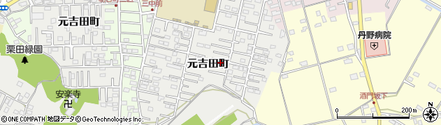 茨城県水戸市元吉田町2837周辺の地図