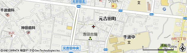茨城県水戸市元吉田町357周辺の地図