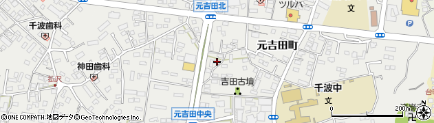 茨城県水戸市元吉田町121周辺の地図